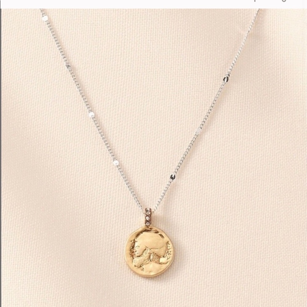 Stella & Dot Heritage Mini Coin Necklace